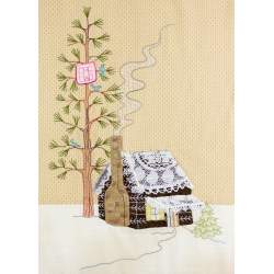 Quilt Lace Cabins BOM Set Completo - Crabapple Hill Crabapple Hill Studio - 5