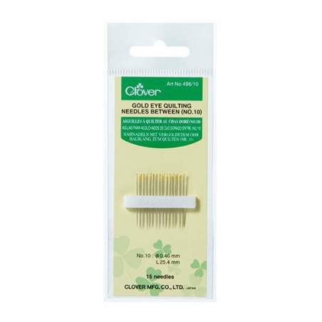 Clover, Aghi Gold Per Quilting n° 10 - 15 pz Clover - 1