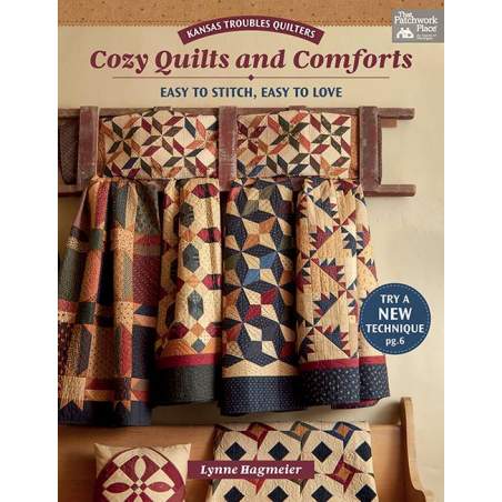 Kansas Troubles Quilters Cozy Quilts and Comforts - Easy to Stitch, Easy to Love Martingale - 1