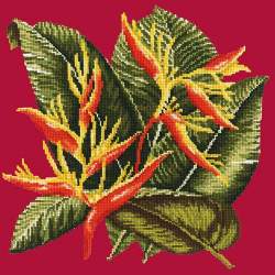 Elizabeth Bradley, Tropicals, HELICONIA - 16x16 pollici Elizabeth Bradley - 3