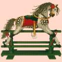 Elizabeth Bradley, Childrens Collection, ROCKING HORSE - 16x16 pollici Elizabeth Bradley - 2