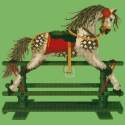 Elizabeth Bradley, Childrens Collection, ROCKING HORSE - 16x16 pollici Elizabeth Bradley - 6