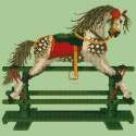 Elizabeth Bradley, Childrens Collection, ROCKING HORSE - 16x16 pollici Elizabeth Bradley - 8