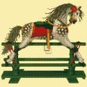 Elizabeth Bradley, Childrens Collection, ROCKING HORSE - 16x16 pollici Elizabeth Bradley - 9