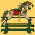 Elizabeth Bradley, Childrens Collection, ROCKING HORSE - 16x16 pollici Elizabeth Bradley - 10