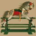 Elizabeth Bradley, Childrens Collection, ROCKING HORSE - 16x16 pollici Elizabeth Bradley - 16