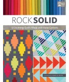 Rock Solid - 13 Stunning Quilts Made with Kona Cottons - 13 Vivaci Quilt con Tessuti Solidi - Martingale Martingale - 1