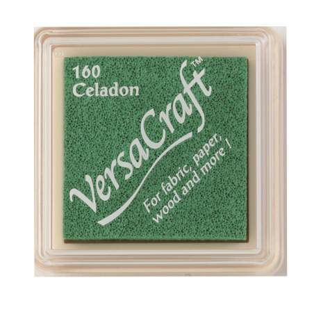 VersaCraft Celadon - Inchiostro Verde per Bambole, Tessuto, Carta, Legno e altro Tsukineko - 1