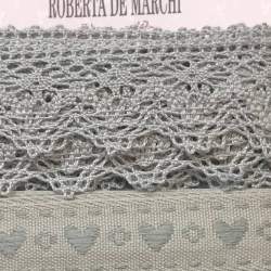 Pasamanería Mixta 8 m, 4 cintas de 2 m – Gris Roberta De Marchi - 2