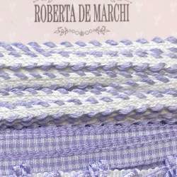 Passamanerie Miste 8m, 4 Nastrini da 2 metri - Azzurro e Beige Roberta De Marchi - 2