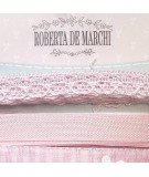 Passamanerie Miste 8m, 4 Nastrini da 2 metri - Azzurro e Beige Roberta De Marchi - 2