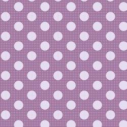 Tilda Medium Dot Liliac, Tessuto Lilla a Pois Tilda Fabrics - 1
