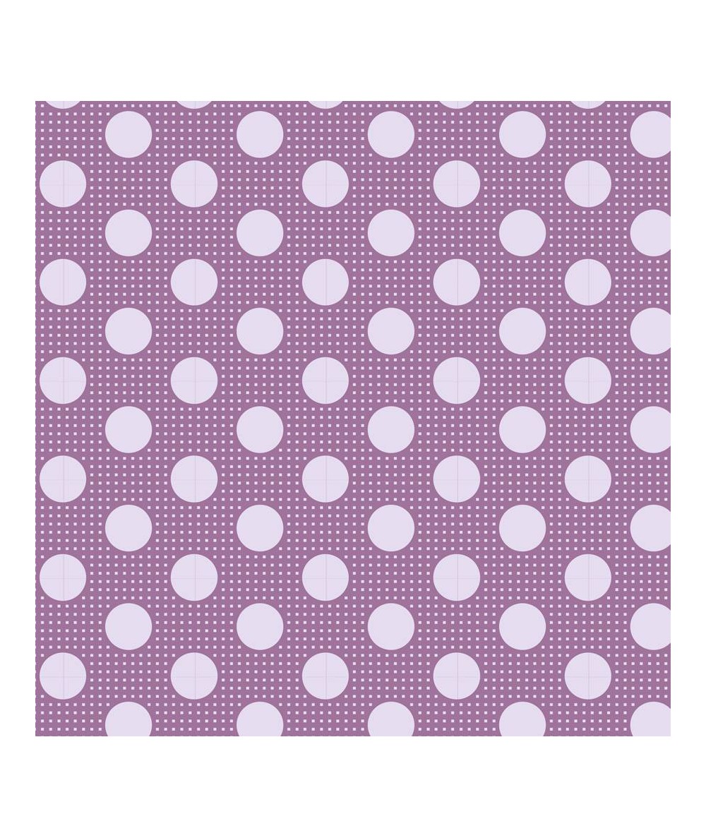 Tilda Medium Dot Liliac, Tessuto Lilla a Pois Tilda Fabrics - 1