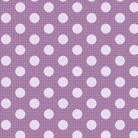 Tilda Medium Dot Liliac, Tessuto Lilla a Pois Tilda Fabrics - 1