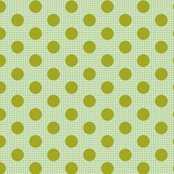 Tilda Medium Dot Green, Tessuto Verde a Pois Tilda Fabrics - 1