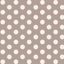 Tilda Medium Dot Gray, Tessuto Grigio a Pois Tilda Fabrics - 1