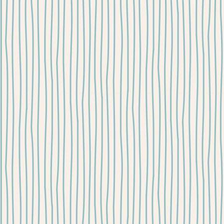 Tilda 110 Classic Basics Pen Stripe Light Blue - Tessuto Azzurro a Righine Tilda Fabrics - 1