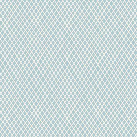 Tilda 110 Classic Basics Crisscross Light Blue - Tessuto Verde Acqua con Linee Tilda Fabrics - 1