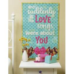 Text It! - Quilts and Pillows with Something to Say - 7 Full-Sized Alphabets Martingale - 8