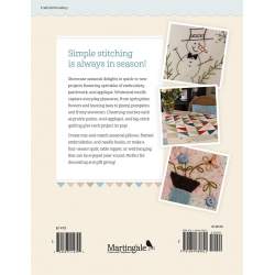 Stitched So Sweet - Whimsical Embroidery, Patchwork, and Applique Martingale - 18