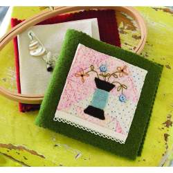 Stitched So Sweet - Whimsical Embroidery, Patchwork, and Applique Martingale - 16