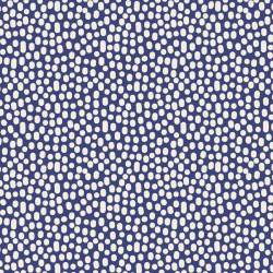 Tilda 110 LazyDays, Trickles Blue - Tessuto Blu a Pois Tilda Fabrics - 1