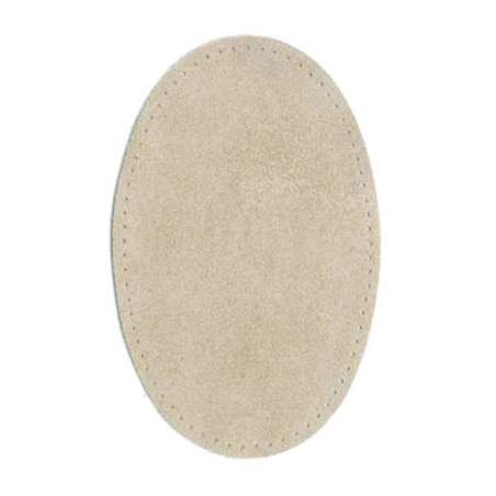 Toppe Scamosciate da Cucire, 16 x 11 cm Beige Le Antiche Mercerie - 1