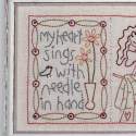 My Hearts Sings - Cartamodello Stitchery di Cucito su Tela Prestampata, The BirdHouse by Natalie Bird The BirdHouse - 2