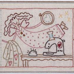 My Heart Sings - Cartamodello Stitchery di Cucito su Tela Prestampata, The BirdHouse by Natalie Bird The BirdHouse - 3