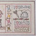 My Heart Sings - Cartamodello Stitchery di Cucito su Tela Prestampata, The BirdHouse by Natalie Bird The BirdHouse - 4