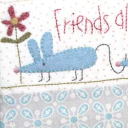 Friends in a Row - Cartamodello Stitchery per Astuccio Porta Matite con  Zip, The BirdHouse by Natalie Bird