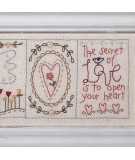 Secret of Love - Cartamodello Stitchery sull'Amore su Tela Prestampata, The BirdHouse by Natalie Bird The BirdHouse - 3