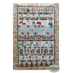 Small Pleasures BOM - Cartamodello Quilt Piccoli Piaceri 56x80 pollici, The BirdHouse by Natalie Bird The BirdHouse - 3