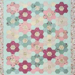 Willowbrook Hexie Quilt - Cartamodello Quilt con Esagoni Ricamati di Natalie Bird, The BirdHouse The BirdHouse - 2