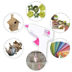 Glue Easy - Pistola per Colla a Caldo Colore Fucsia