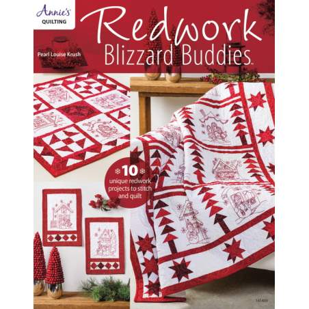 Redwork Blizzard Buddies - 48 pagine Annie's - 1