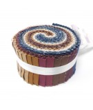 Rotolo con 30 Strisce di Tessuti Solidi, Colori Country Westminster Fabrics - 3