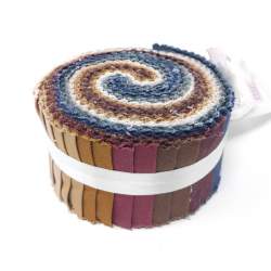 Rotolo con 30 Strisce di Tessuti Solidi, Colori Country Westminster Fabrics - 3