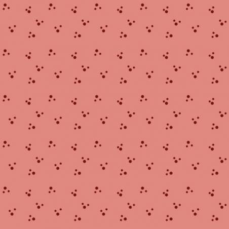 EQP Contemporary Classics - Paw Prints - Coral Pink Ellie's Quiltplace Textiles - 1