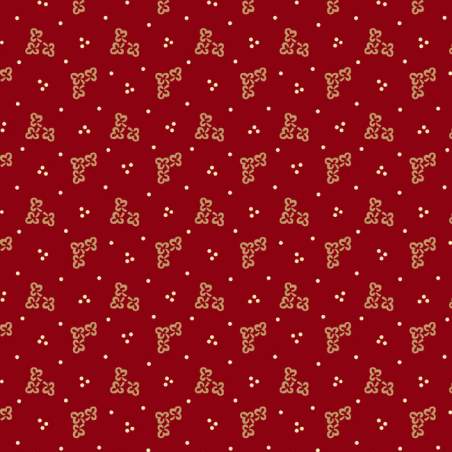 EQP Modern Traditions - Cloverdale - Ruby Red EQP Textiles - Ellie's Quiltplace - 1