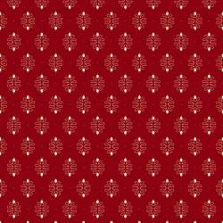 EQP Past & Present - Damask - Ruby Red EQP Textiles - Ellie's Quiltplace - 1