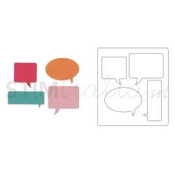 Bigz Die Thought Bubbles by Echo Park Paper Co. Sizzix - Big Shot - 2