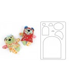 Sizzix, Bigz L Die Maggie & Quincy (Small Bear) by JJ Sizzix - Big Shot - 2