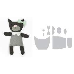 Bigz Plus Q Die - Cat Softee Sizzix - Big Shot - 2