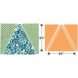 Bigz Plus Q Die - Triangles, Isosceles & Right 6 1/2" Sizzix - Big Shot - 3