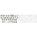 Bigz XL Alphabet Die Typo Lower by Tim Holtz Sizzix - Big Shot - 2