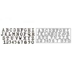 Bigz XL Alphabet Die Typo Upper by Tim Holtz Sizzix - Big Shot - 2