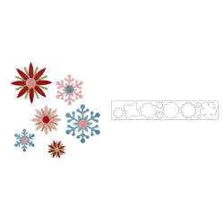 Sizzlits Decorative Strip Die Winter Elements by Paula Pascual Sizzix - Big Shot - 2