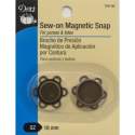 Bottone Magnetico Giapponese da Cucire da 18 mm, Sew-On Magnetic Snap Dritz - 1