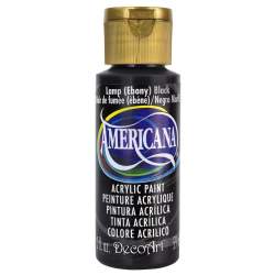 DecoArt Americana Pittura Acrilica Lamp Ebony Black, Nero Fumo DecoArt - Americana - 2